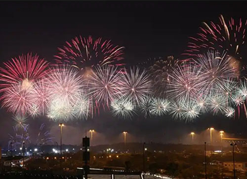 河津市焰火晚会